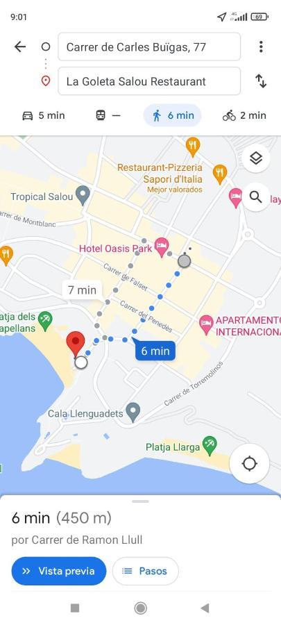 Apartamento Magníficas vistas en zona turística de Salou Exterior foto